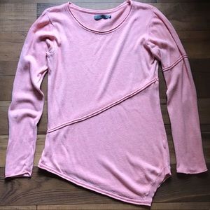 Asymmetrical Prana Top with Detailed Stitching